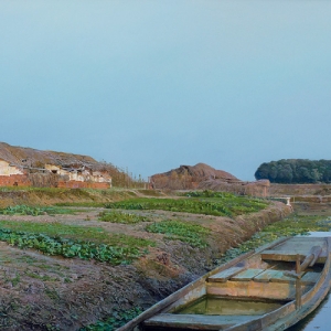 莫大風(fēng)水邊風(fēng)景油畫(huà)《往日》欣賞