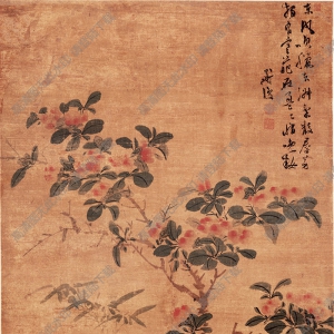 明 陳淳《著色花卉圖》國(guó)畫(huà)高清大圖下載