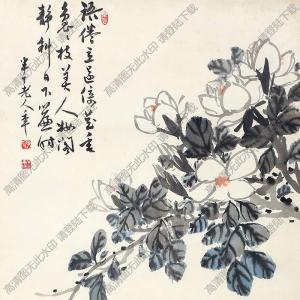 陳半丁國(guó)畫(huà) 花卉5 高清大圖下載