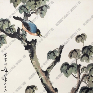 黃幻吾作品 濃蔭翠鳥(niǎo) 高清大圖下載