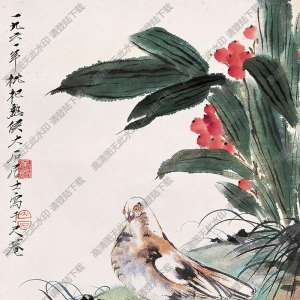 唐云作品 花鳥(niǎo)圖 高清大圖下載