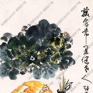 張大壯國(guó)畫(huà)作品 蔬果圖5 高清下載