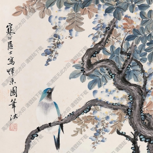 江寒汀作品 花鳥(niǎo)畫(huà)12 高清大圖下載