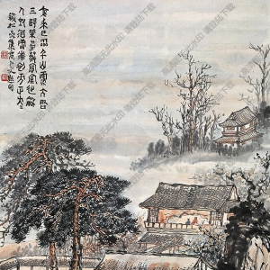 錢(qián)松巖國(guó)畫(huà) 過(guò)新年 高清大圖下載