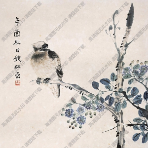 錢(qián)松巖國(guó)畫(huà) 花鳥(niǎo)畫(huà) 高清大圖下載