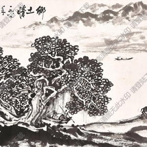 關(guān)山月國畫作品 鄉(xiāng)土情 高清下載