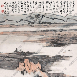 陸儼少國(guó)畫(huà)作品 山水畫(huà)1 高清下載