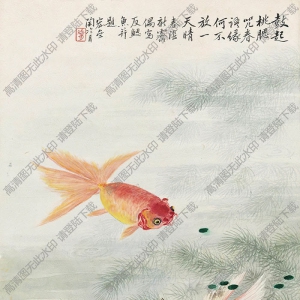 陶冷月國(guó)畫(huà) 金魚(yú) 高清大圖下載