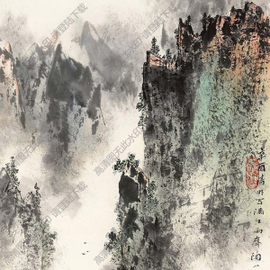 陶一清國(guó)畫(huà)作品 漓江雨霽 高清下載