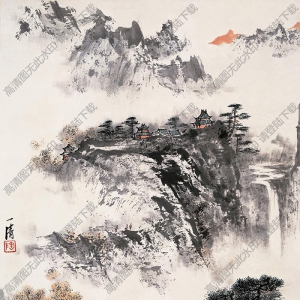 陶一清作品 山水畫(huà)4 高清大圖下載