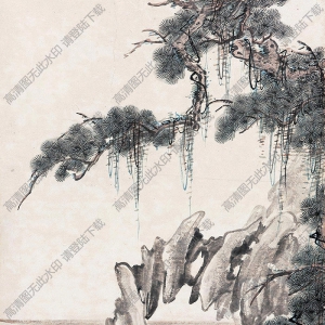 錢(qián)瘦鐵作品 讀經(jīng)羅漢 高清大圖下載