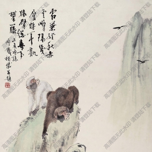 錢(qián)瘦鐵作品 封侯圖 高清大圖下載