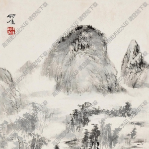 錢(qián)瘦鐵作品 山水畫(huà)1 高清大圖下載