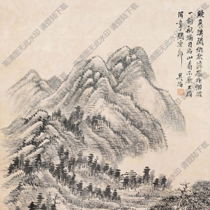 吳滔作品 山水畫(huà)2 高清大圖下載