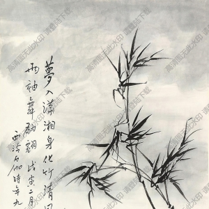 申石伽國(guó)畫(huà) 瀟湘清風(fēng) 高清大圖下載