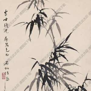 申石伽國(guó)畫(huà) 竹 高清大圖下載