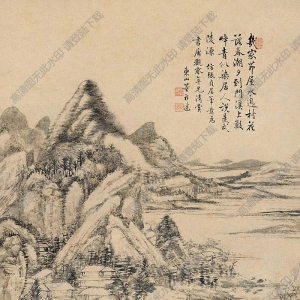 董邦達(dá)國(guó)畫(huà) 溪山幽居 高清大圖下載