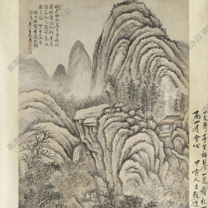 董邦達(dá)作品 高山流水圖 高清大圖下載