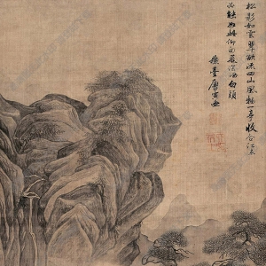 唐寅國(guó)畫(huà) 松溪幽棲 高清大圖下載