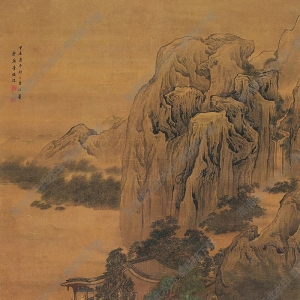 袁江國(guó)畫(huà) 燕臺(tái)山水 高清大圖下載