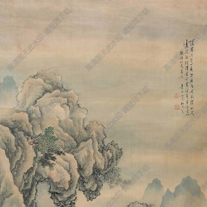 袁江國(guó)畫(huà) 云溪蕩舟 高清大圖下載