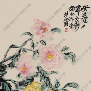 朱屺瞻國(guó)畫(huà) 花卉 (4) 高清大圖下載