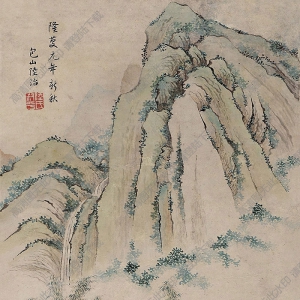 陸治國(guó)畫(huà) 蕉窗高臥 高清大圖下載