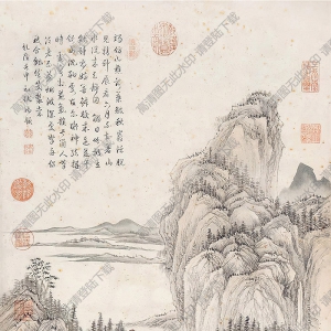 張宗蒼國(guó)畫(huà) 山水 (10) 高清大圖下載