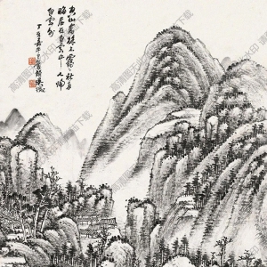 吳徵國(guó)畫(huà) 山水 (4) 高清大圖下載