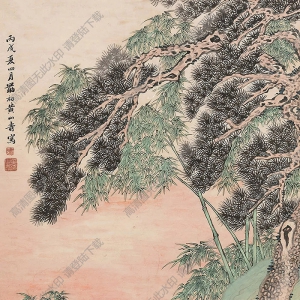 黃山壽國(guó)畫(huà) 羅漢圖 高清大圖下載