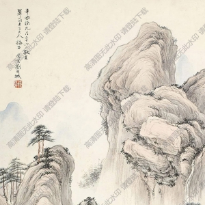 劉子久國(guó)畫(huà) 山水 (2) 高清大圖下載