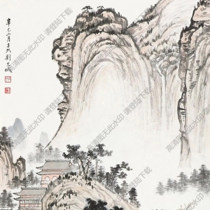 劉子久國(guó)畫(huà) 山水 (9) 高清大圖下載